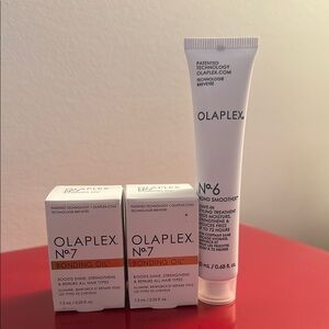 Olaplex n7 bonding oil and n6 leave in conditioner travel size